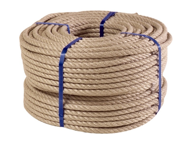 Corde En Chanvre Naturel 6 Mm X 20 M – Idéale Pour Le Jardinage, La Fixation Et Les Travaux Manuels