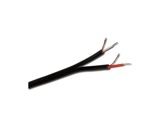 CABLE AUDIO • Bobine 100m double asymétriq 2x0,22mm ext 3,5x6,5mm-