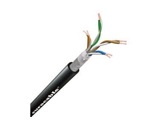 Câble ethernet • noir Ø 6,2 mmSFTP cat 5 prix au mètre-ethernet