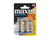 MAXELL • Piles alcalines blister de 4 piles + 2 gratuit AA-