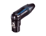 NEUTRIK • Fiche XLR3 femelle coudée contact or-
