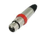 NEUTRIK • Fiche XLR3 femelle droite + interrupteur, série X-