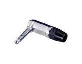 REAN • Fiche Jack 6,35 stereo coudée-