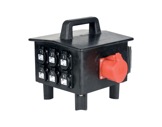 BOITIER • 32A 30mA Tetra => 6x16A sur 6xPC16 + 1x32A Tetra-