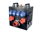 BOITIER • 63A 30mA Tetra => 2x32A Tetra sur 2xCEE17 + (4x32A+4x16A)mono-