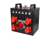BOITIER • 125A Tetra => 4x32A 30mA Tetra CEE17 + 6xPC16A 30mA-