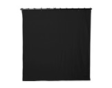 Pendrillon noir L 3m H 7m 350g/m2 - TAPS Molleton Trevira CS class&eacute; M1-