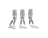 Set de 3 connecteurs pour structure série M222 TRIO + goupilles + clavettes - QU-root-vitrine