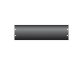 Plaque alu • noire 19" 3U-