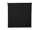 Pendrillon noir plombé L 3m H 6m 320g/m2 - TAPS Molleton satin classé M1-