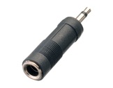 Adaptateur • Jack 3,5 mâle mono - Jack 6,35 femelle stéréo-