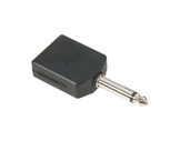 Adaptateur • 2 x Jack femelle mono - Jack mâle mono-