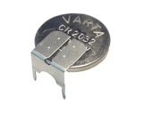 BATTERIE • CR2032 -Lithium - 3V/190 mAh à souder Horizontal-