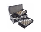 Flight case pour manchons et goupilles coniques 2 plateaux-