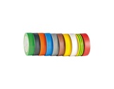 Adhésif PVC 10 rouleaux assortis 15mm x 10m 122952 • SCAPA-