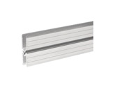 Profilé Alu • Mâle 2m 22 x 22 x 1,3mm, écartement 9,5mm-