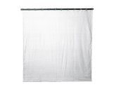 Pendrillon blanc plombé L 3m H 6m 320g/m2 - TAPS Molleton Coton classé M1-
