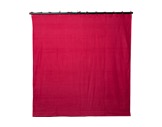 Pendrillon bordeaux plombé L 3m H 7,5m 320g/m2 - TAPS Molleton Coton classé M1-