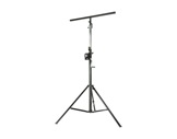 Pied de levage à crémaillère noir H 4 m Charge 85 kg diamètre 35 mm + barre en T-