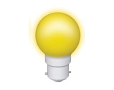 Lampe LED sphérique guirlande jaune 1W 230V B22d IP20-