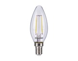 Lampe LED flamme claire 2,5W 230V E14 2700K 230lm 6000H • SYLVANIA-lampes-led