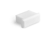 Embout plein blanc pour profilé gamme Micro - KLUS-