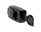 LEGRAND • Biplite caoutchouc noir 2P+T 16A