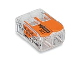 WAGO • Paquet de 100 bornes de connexion sans outils 2 X 0,08 à 4mm2 souple-