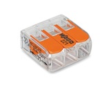 WAGO • Paquet de 50 bornes de connexion sans outils 3 X 0,08 à 4mm2 souple-