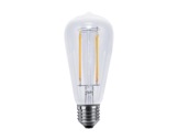 Lampe LED Vintage ST64 claire 6W 230V E27 2000K 470lm IRC90 gradable • SEGULA-root-vitrine