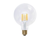 Lampe LED Vintage globe claire 8W 230V E27 2200K 620lm IRC90 gradable • SEGULA-