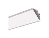Profilé DOUBLE 45 alu anodisé 3 m (sans diffuseur) - KLUS-
