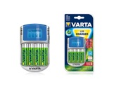 VARTA • Chargeur de piles LCD + 4 Accus AA 2600mA-