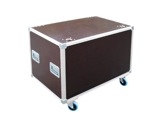Flight case • Malle open 800 x 575 x 600 mm + 4 roulettes-