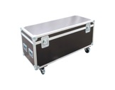 Flight case • Malle classique 800 x 400 x 400 mm + 4 roulettes-