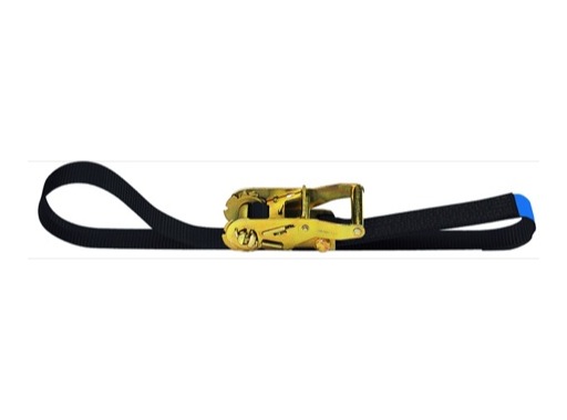 4 Sangles D'Arrimage à Cliquet 8m X 25mm - Charge Max 1000kg - Polyester Et Acier - Pour Transport, Remorque, Moto