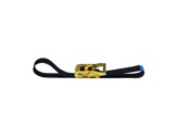 SANGLE ARRIMAGE • Sangle noire à cliquet 35 mm - longueur 4,00m-