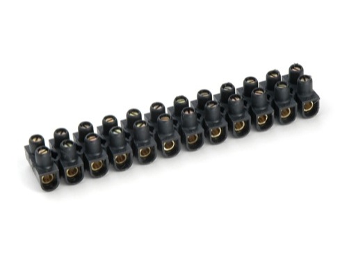 LEGRAND • Barette x12 dominos noir 6mm2