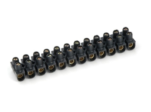 LEGRAND • Barette x12 dominos noir 12mm2