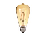 Lampe LED RETRO ST64 ambrée 4W 230V E27 2400K 400lm 15000H • SYLVANIA-
