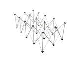 PROTRUSS • LITESTAGE Support alu pliable hauteur 20cm pour plateau 200 x 100cm-