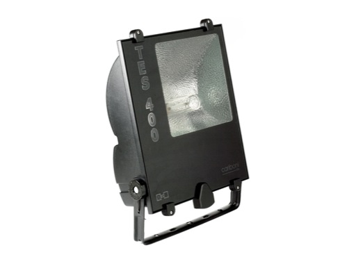 Projecteur Iodure Asymétrique Noir IP65 400 W TES400