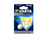 VARTA • Piles bouton Lithium CR2430 3V blister x 2-piles