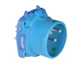 MARECHAL • DS6 Connecteur (Mâle) - IP54 - Poly bleu1P+N+T 90A 250V-