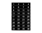 ESL • Etiquettes numérotées de 01 à 36 pour boîtier de scène NSBA3A-boitiers-de-scene