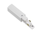 Global Trac alimentation insérable gauche blanche pour rail 3 allumages + DATA-