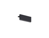 Embout plein noir pour profil&eacute; gamme GIZA - KLUS-