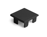 Embout plein noir pour profilé gamme LIPOD - KLUS-