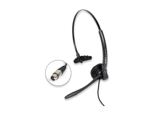 ALTAIR - Casque micro léger 1 oreille + cable XLR4