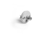 Embout PVC 1 perçage 6,5mm + tête inox pour profilé DOUBLE JAZ - KLUS-